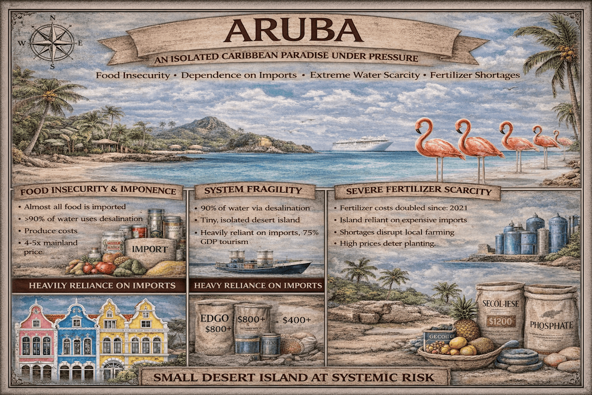 Aruba food security infographic