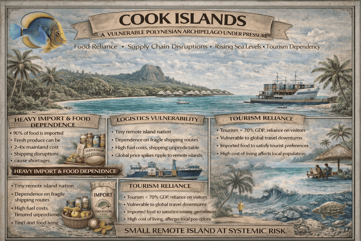 Cook Islands food security infographic