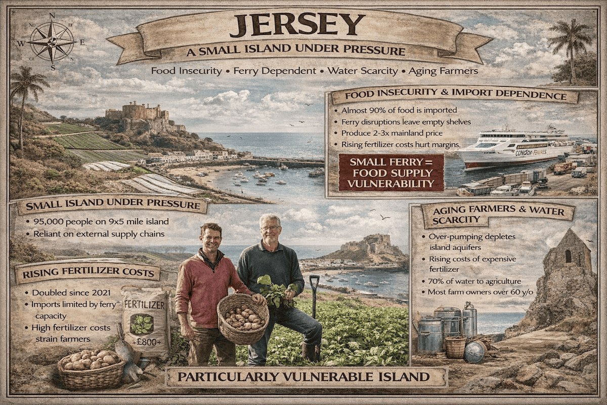 Jersey food security infographic