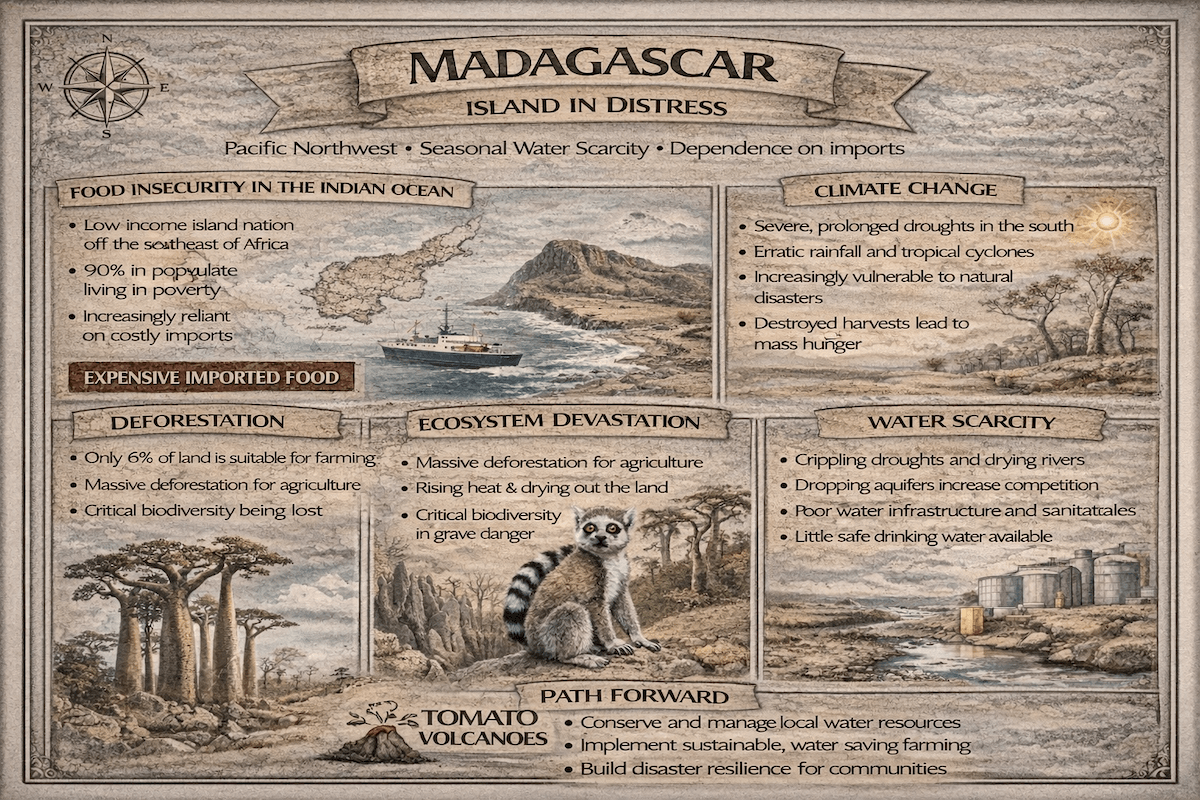 Madagascar food security infographic