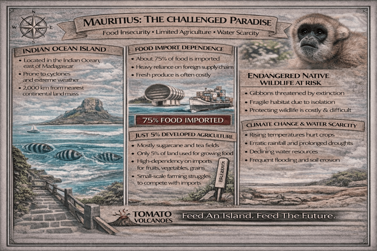 Mauritius food security infographic
